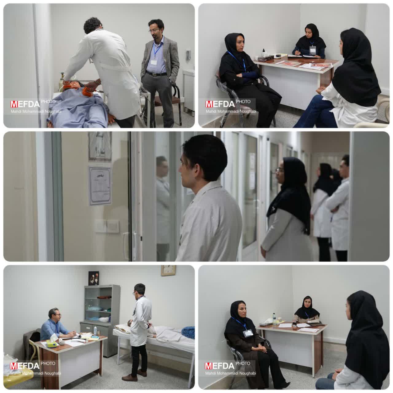 برگزاری نوبت اول آزمون صلاحیت بالینی دانشجویان رشته پزشکی