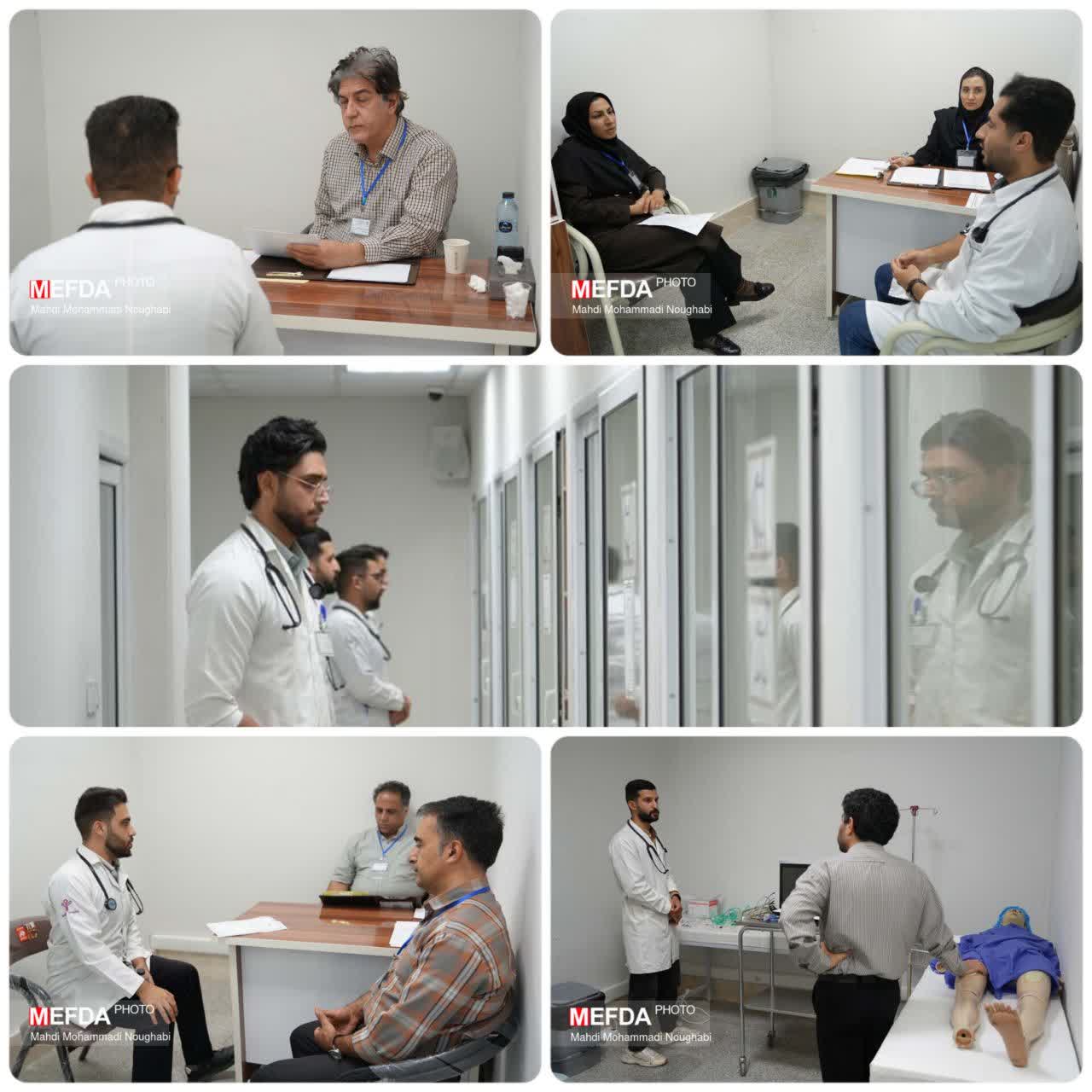 برگزاری نوبت دوم آزمون صلاحیت بالینی دانشجویان پزشکی دانشگاه علوم پزشکی گناباد